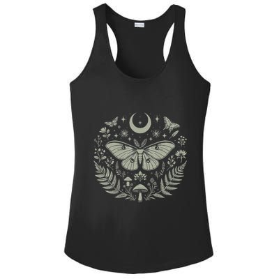 Therian Grunge Fairycore Aesthetic Luna Moth Cottagecore Ladies PosiCharge Competitor Racerback Tank
