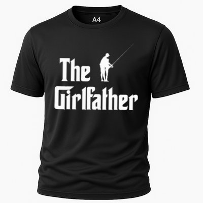 The Girlfather Funny Dad Of Girl Fishing Father And Daughter Performance Shirt