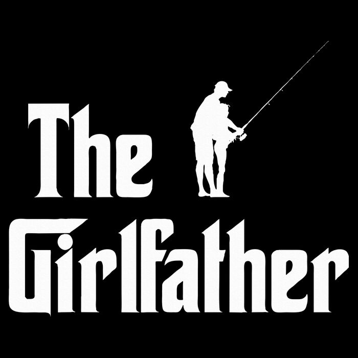 The Girlfather Funny Dad Of Girl Fishing Father And Daughter Impact Tech Backpack