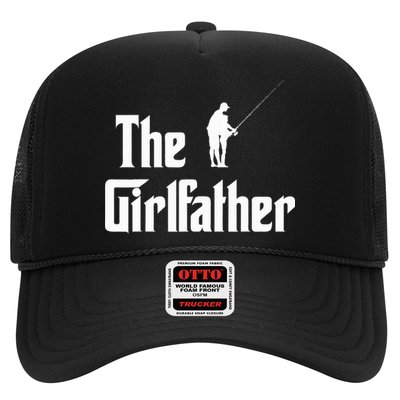 The Girlfather Funny Dad Of Girl Fishing Father And Daughter Trucker Hat