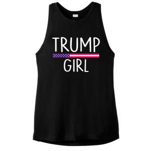 Trump Gift For Women Gift Donald Trump Girl 2020 Gift Ladies PosiCharge Tri-Blend Wicking Tank