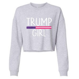 Trump Gift For Women Gift Donald Trump Girl 2020 Gift Cropped Pullover Crew