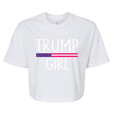 Trump Gift For Women Gift Donald Trump Girl 2020 Gift Bella+Canvas Jersey Crop Tee