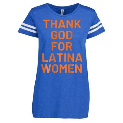 Thank God For Latina Women Enza Ladies Jersey Football T-Shirt