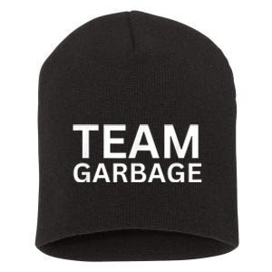 Team Garbage For Trump Trump Supporters Short Acrylic Beanie