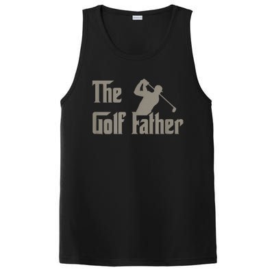 The Golf Father Funny Golfing For Golfer Fathers Day Gift PosiCharge Competitor Tank