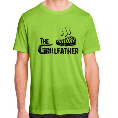 The Grillfather Funny Barbeque Grilling Meaningful Gift Adult ChromaSoft Performance T-Shirt