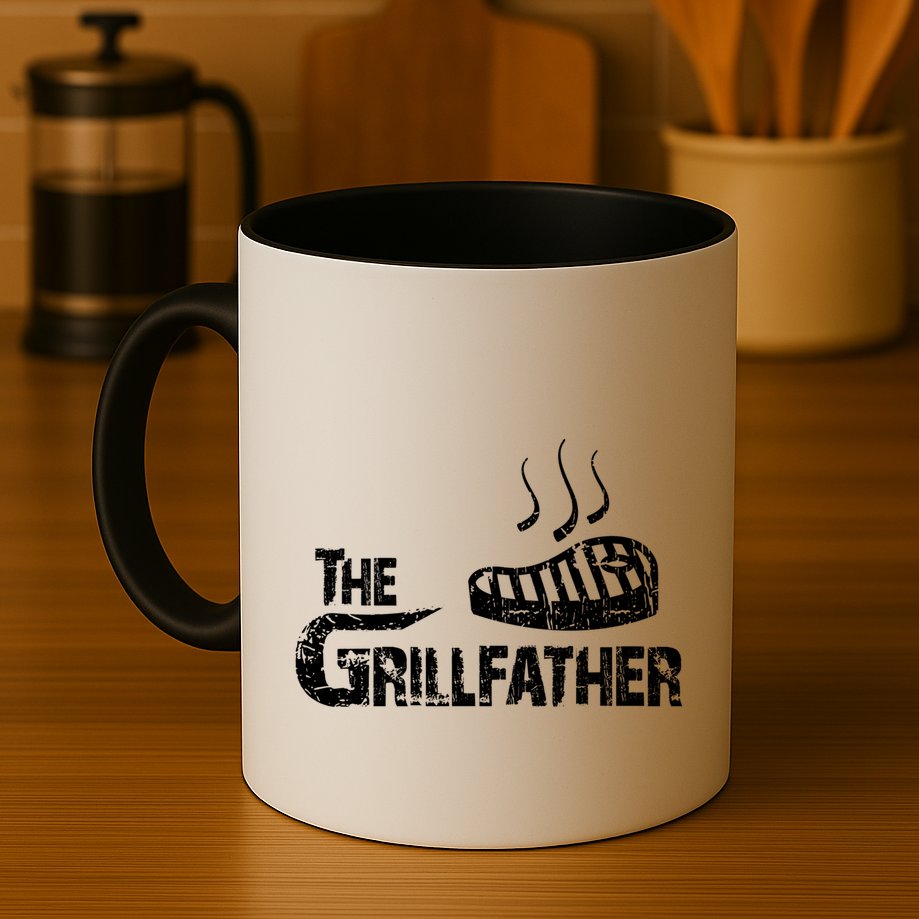 The Grillfather Funny Barbeque Grilling Meaningful Gift Mug