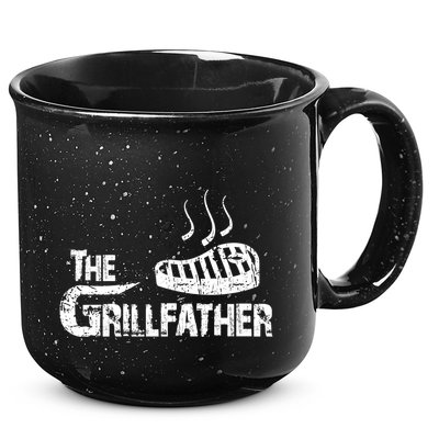 The Grillfather Funny Barbeque Grilling Meaningful Gift 15oz Campfire Ceramic Mug