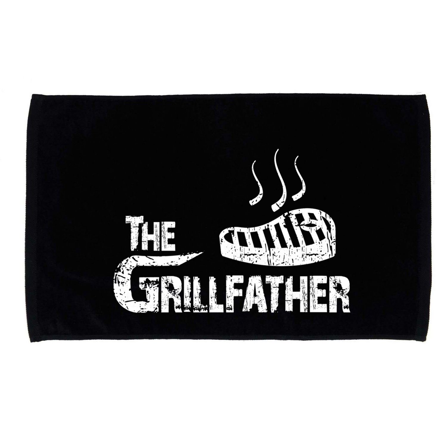 The Grillfather Funny Barbeque Grilling Meaningful Gift Microfiber Hand Towel