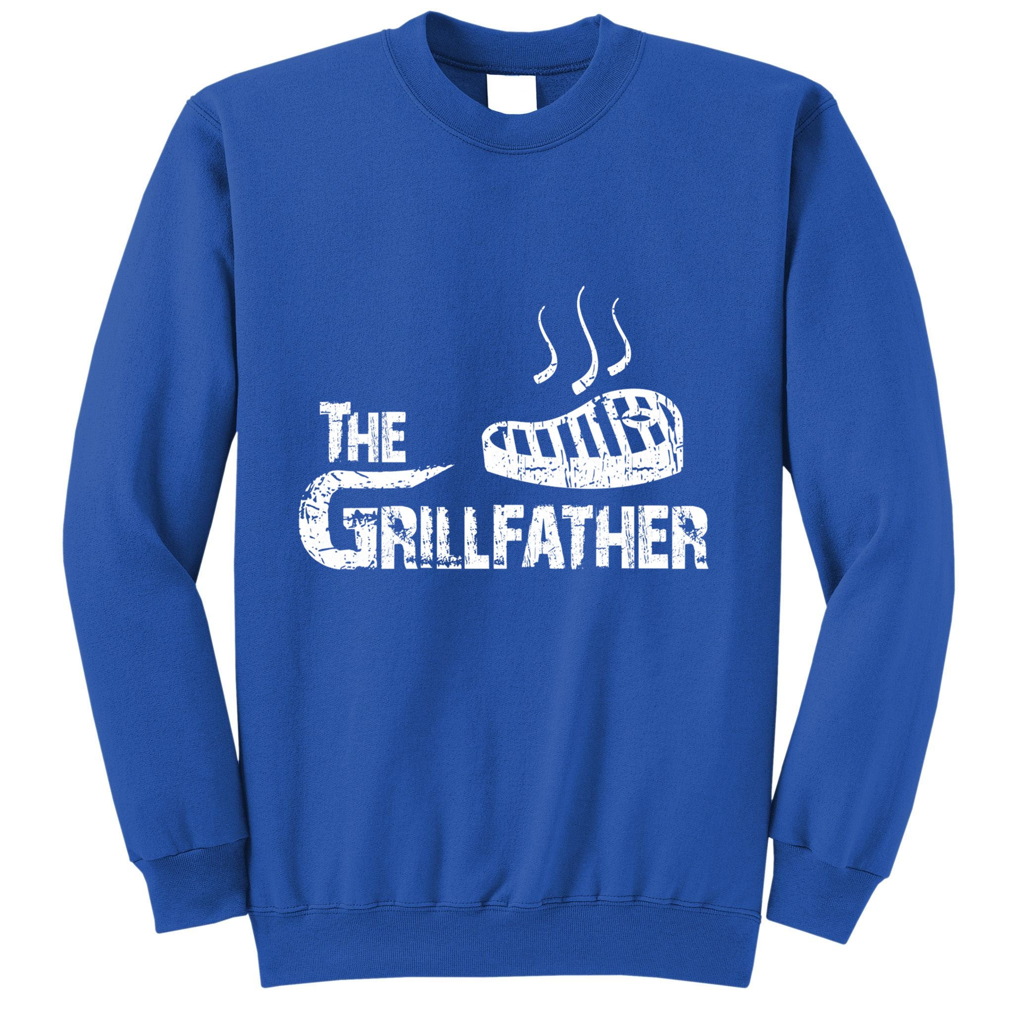 The Grillfather Funny Barbeque Grilling Meaningful Gift Sweatshirt