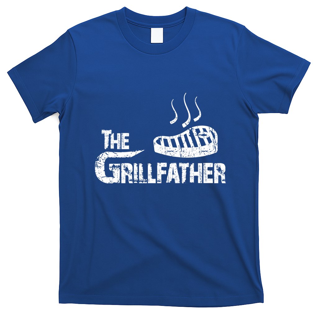 The Grillfather Funny Barbeque Grilling Meaningful Gift T-Shirt