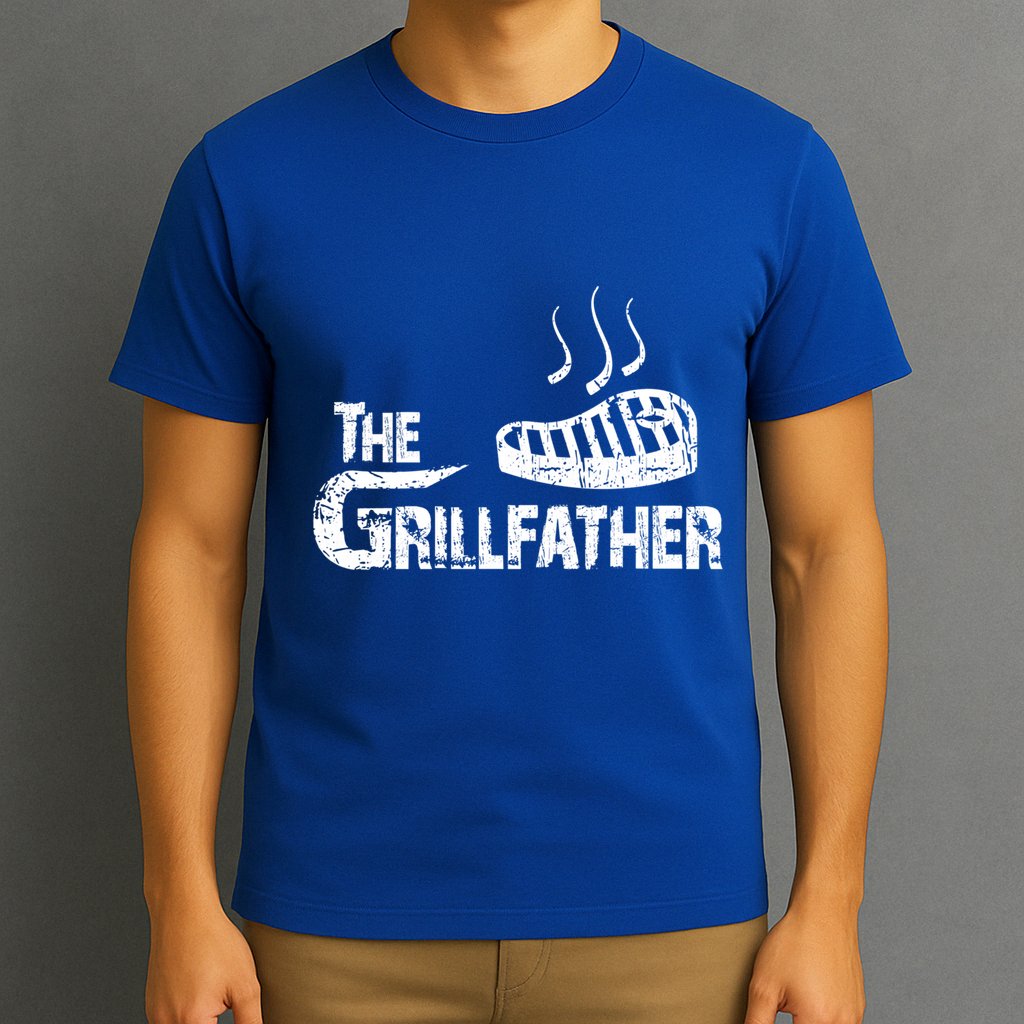 The Grillfather Funny Barbeque Grilling Meaningful Gift T-Shirt