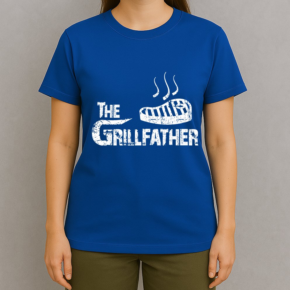 The Grillfather Funny Barbeque Grilling Meaningful Gift T-Shirt