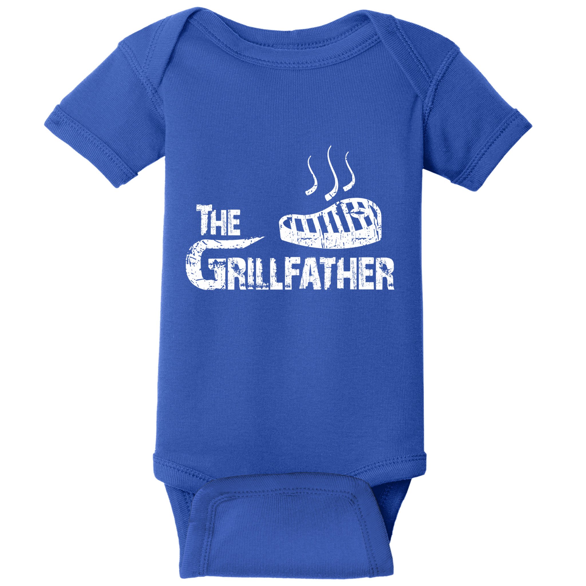The Grillfather Funny Barbeque Grilling Meaningful Gift Baby Bodysuit