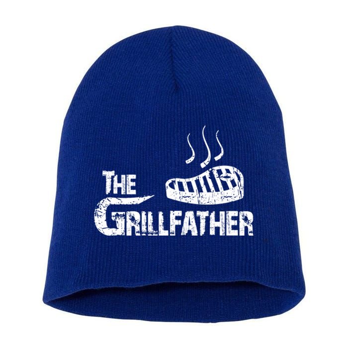 The Grillfather Funny Barbeque Grilling Meaningful Gift Short Acrylic Beanie