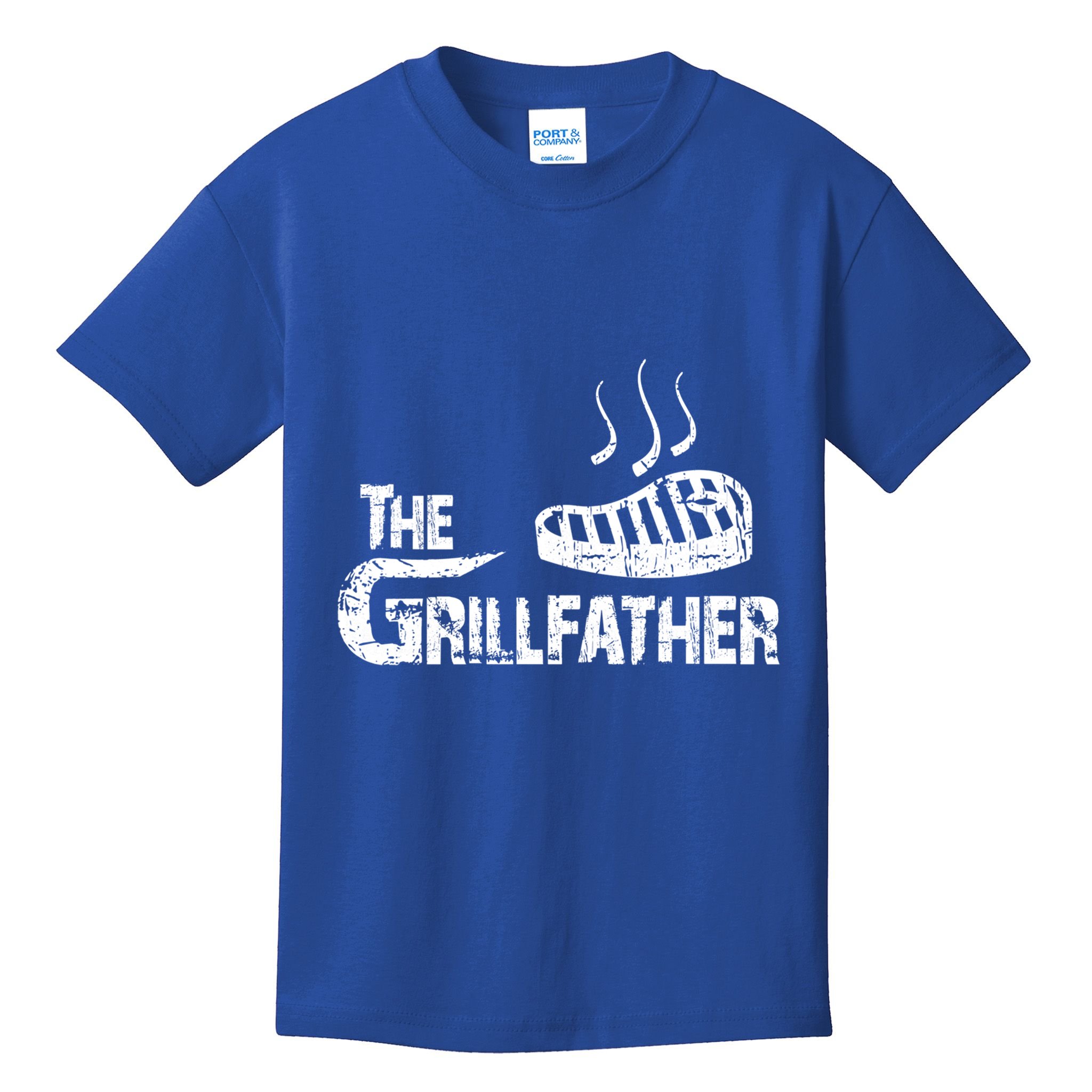 The Grillfather Funny Barbeque Grilling Meaningful Gift Kids T-Shirt