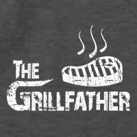 The Grillfather Funny Barbeque Grilling Meaningful Gift Vector Backpack