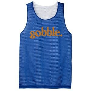 Thanksgiving Gobble Funny Turkey Day Mesh Reversible Basketball Jersey Tank