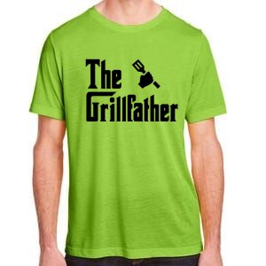 The Grillfather Funny Gift Grilling Griller Bbq Fathers Day Gift Funny Gift Adult ChromaSoft Performance T-Shirt