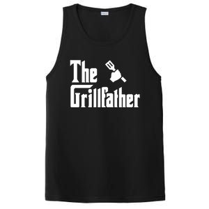 The Grillfather Funny Gift Grilling Griller Bbq Fathers Day Gift Funny Gift PosiCharge Competitor Tank