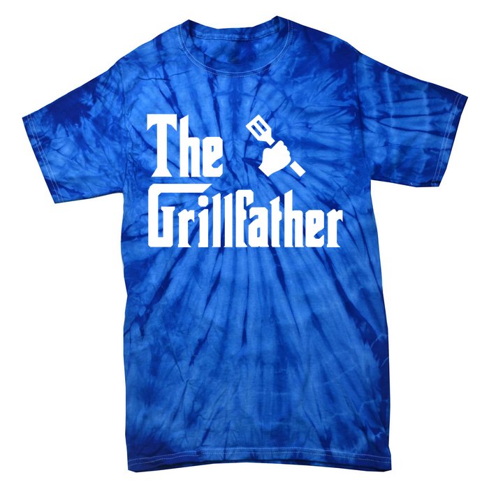 The Grillfather Funny Gift Grilling Griller Bbq Fathers Day Gift Funny Gift Tie-Dye T-Shirt