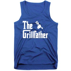 The Grillfather Funny Gift Grilling Griller Bbq Fathers Day Gift Funny Gift Tank Top