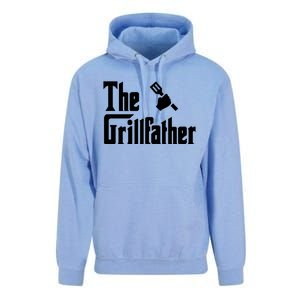 The Grillfather Funny Gift Grilling Griller Bbq Fathers Day Gift Funny Gift Unisex Surf Hoodie