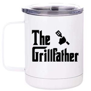 The Grillfather Funny Gift Grilling Griller Bbq Fathers Day Gift Funny Gift 12 oz Stainless Steel Tumbler Cup