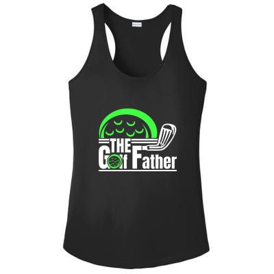 The Golf Father Retro Father's Day Gift For Dad Ladies PosiCharge Competitor Racerback Tank