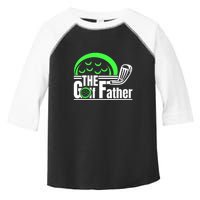 The Golf Father Retro Father's Day Gift For Dad Toddler Fine Jersey T-Shirt