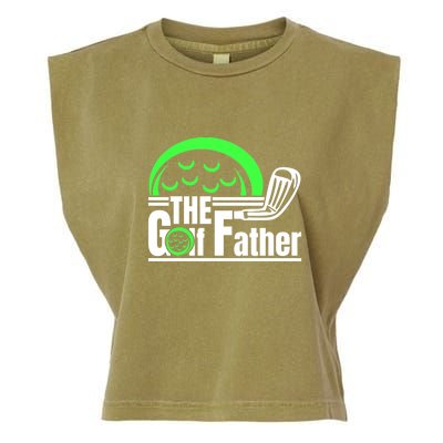 The Golf Father Retro Father's Day Gift For Dad Garment-Dyed Women's Muscle Tee