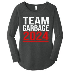 Team Garbage For Trump 2024 Elections 2024 Vote For Trump Women's Perfect Tri Tunic Long Sleeve Shirt