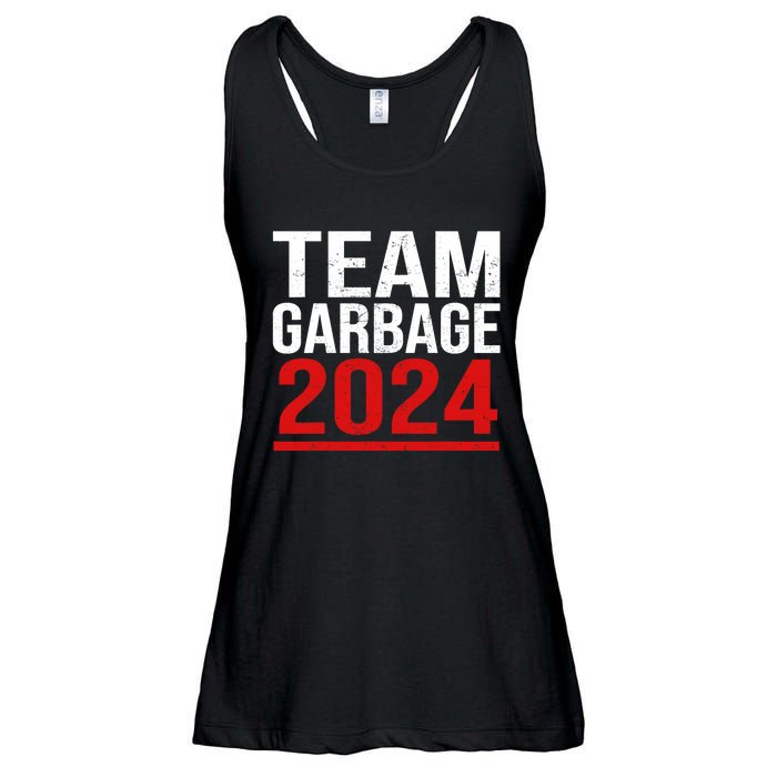 Team Garbage For Trump 2024 Elections 2024 Vote For Trump Ladies Essential Flowy Tank