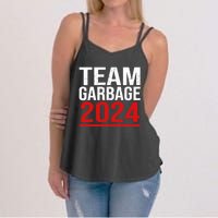 Team Garbage For Trump 2024 Elections 2024 Vote For Trump Women's Strappy Tank