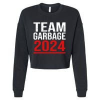 Team Garbage For Trump 2024 Elections 2024 Vote For Trump Cropped Pullover Crew