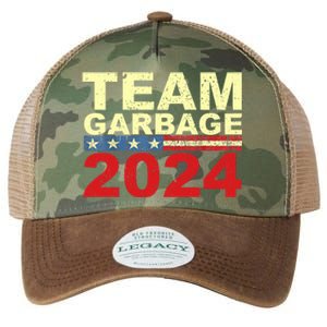 Team Garbage For Trump 2024 Elections 2024 Vote For Trump Legacy Tie Dye Trucker Hat