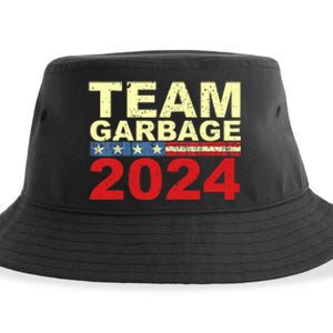 Team Garbage For Trump 2024 Elections 2024 Vote For Trump Sustainable Bucket Hat