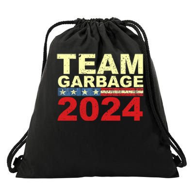 Team Garbage For Trump 2024 Elections 2024 Vote For Trump Drawstring Bag