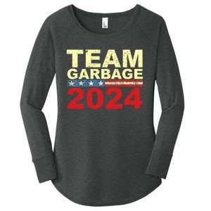 Team Garbage For Trump 2024 Elections 2024 Vote For Trump Women's Perfect Tri Tunic Long Sleeve Shirt