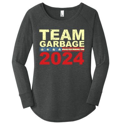 Team Garbage For Trump 2024 Elections 2024 Vote For Trump Women's Perfect Tri Tunic Long Sleeve Shirt