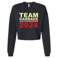 Team Garbage For Trump 2024 Elections 2024 Vote For Trump Cropped Pullover Crew