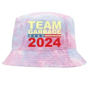 Team Garbage For Trump 2024 Elections 2024 Vote For Trump Tie-Dyed Bucket Hat