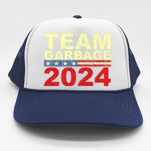 Team Garbage For Trump 2024 Elections 2024 Vote For Trump Trucker Hat