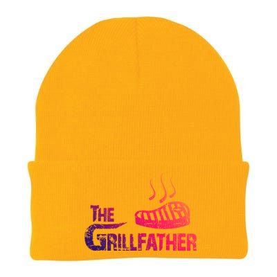 The Grillfather Funny Barbeque Grilling Gift Knit Cap Winter Beanie