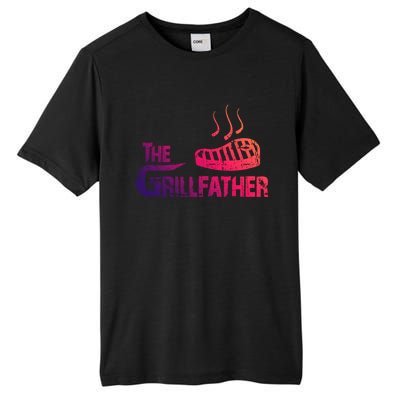 The Grillfather Funny Barbeque Grilling Gift Tall Fusion ChromaSoft Performance T-Shirt