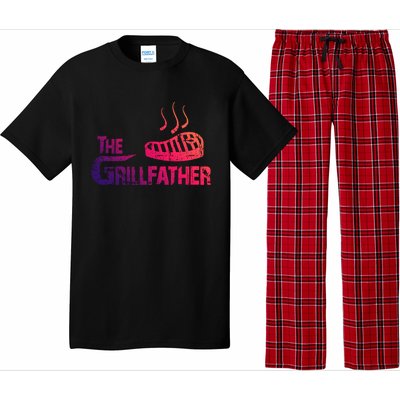 The Grillfather Funny Barbeque Grilling Gift Pajama Set