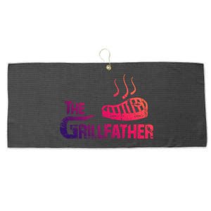 The Grillfather Funny Barbeque Grilling Gift Large Microfiber Waffle Golf Towel