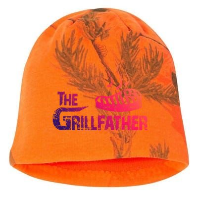 The Grillfather Funny Barbeque Grilling Gift Kati - Camo Knit Beanie