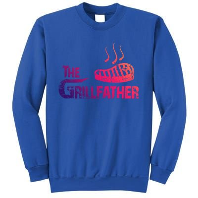 The Grillfather Funny Barbeque Grilling Gift Sweatshirt